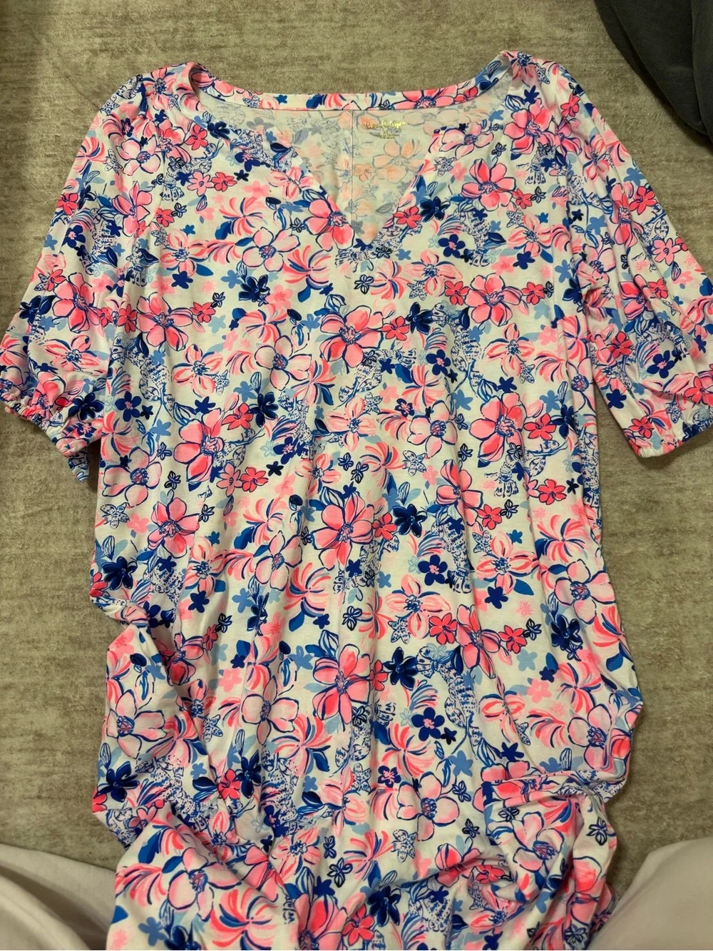 Lilly pulitzer easley short sleeve dress size xl